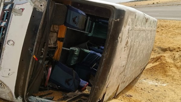 حادث وادي النطرون بالبحيرة 