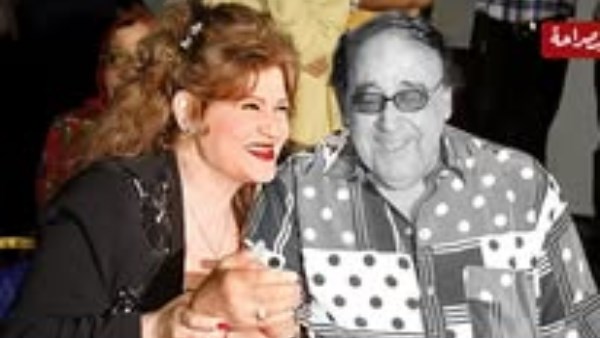 الفنانة ميمي جمال والفنان حسن مصطفى