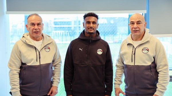 هيثم حسن في معسكر منتخب مصر