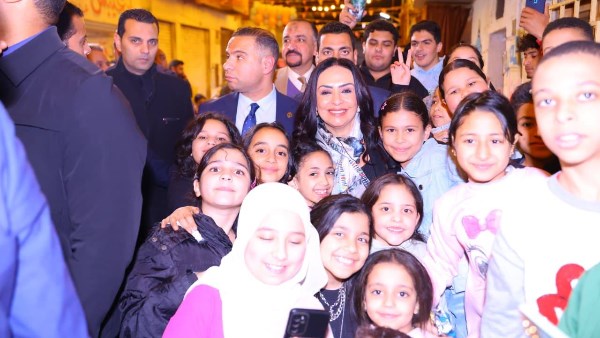 وزيرة التضامن تتفقد الاستعدادات النهائية لإفطار المطرية