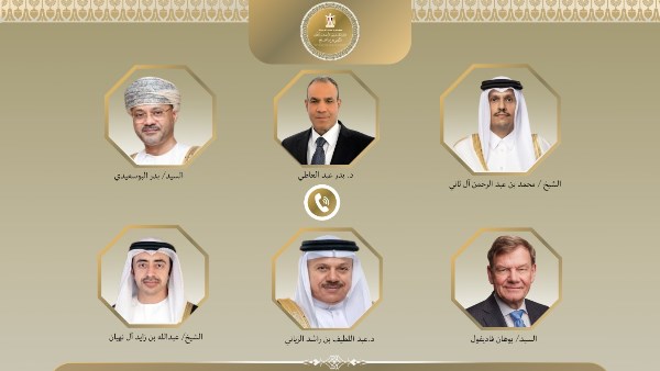 اتصالات هاتفية لوزير الخارجية مع نظرائه في قطر والامارات والبحرين وعُمان وألمانيا 
