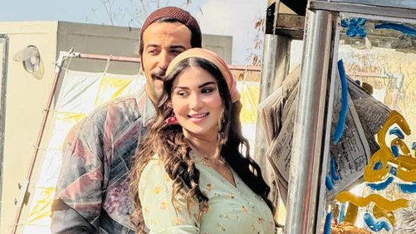 هدى الأتربي وكريم قاسم من كواليس "مناعة" 