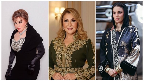 درة ونادية الجندي وصفية العمري 