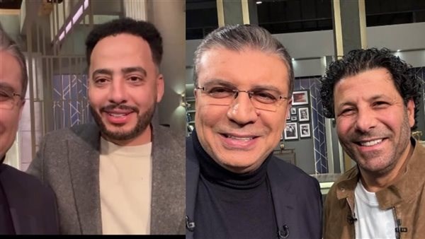 إياد نصار وعصام السقا مع  عمرو الليثي