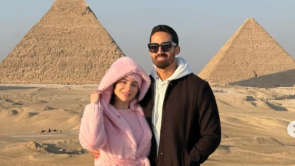 أحمد تيمور ومي عز الدين