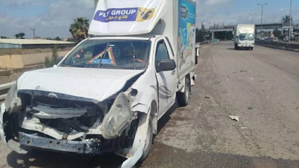 حادث طريق القاهرة – الإسكندرية الزراعي في قها بالقليوبية دون إصابات 