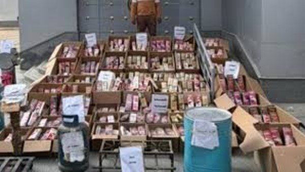 وزارة الداخلية تضبط 140 ألف قطعة ألعاب نارية في حملات أمنية على مستوى الجمهورية 