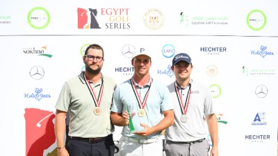 الألمانى نيكولاس هوردير يخطف لقب الجولة التاسعة لسلسلة جولف مصر العالمية