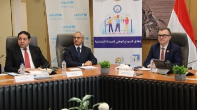 محافظ بني سويف ووزبى المالية والتخطيط