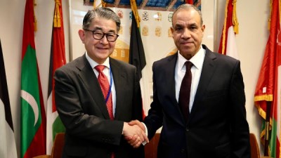 وزير الخارجية يلتقي النائب الأول لرئيس وكالة التعاون الدولي اليابانية