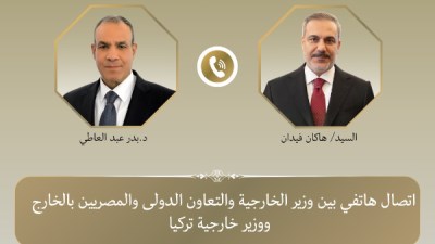 وزير الخارجية يبحث مع نظيره التركى مستجدات الأوضاع الإقليمية 