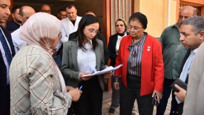 جانب من الجولة الميدانية