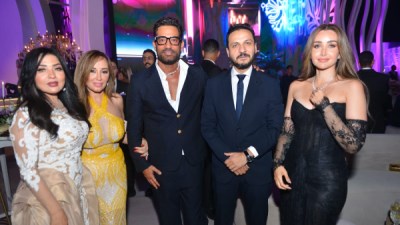 جوم الفن والإعلام والسياسة في حفل زفاف ابنة محمد السعدي 