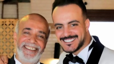 الفنان الراحل سليمان عيد ونجله 