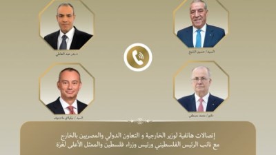 وزير الخارجية يناقش التصعيد في الأراضي الفلسطينية ويؤكد دعم مصر الثابت للقضية