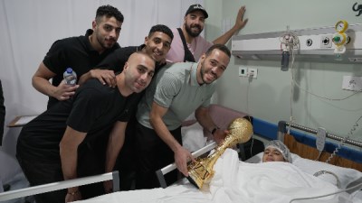 زيارة فريق سلة الزمالك لمستشفى الناس