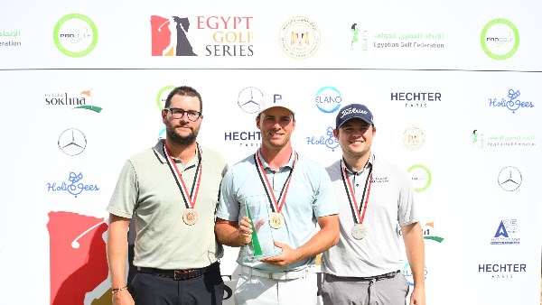 الألمانى نيكولاس هوردير يخطف لقب الجولة التاسعة لسلسلة جولف مصر العالمية