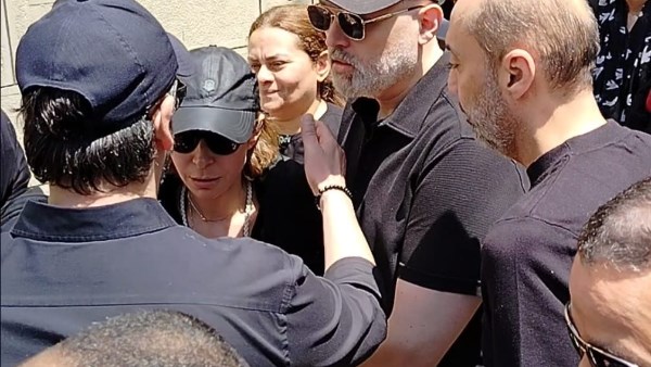 جنازة والد منة شلبي 