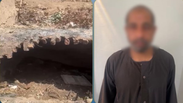 ضبط صاحب فيديو حريق مدافن أسوان