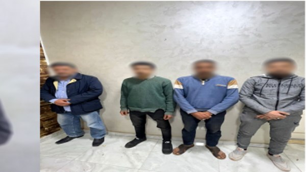 القبض على 4 أشخاص بفاقوس