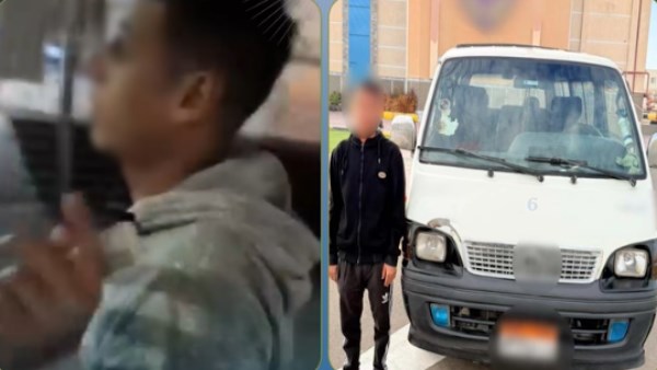 ضبط سائق ميكروباص