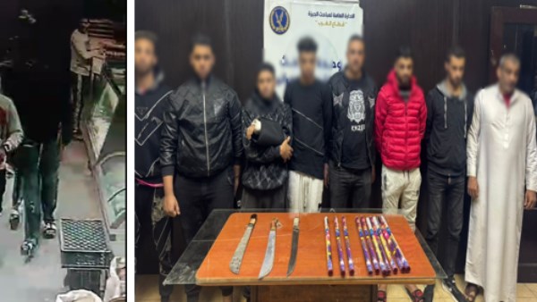 مشاجرة بالأسلحة البيضاء والألعاب النارية في الجيزة