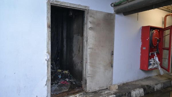  حريق بمستشفى قصر العيني