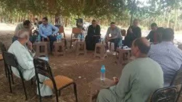 عمليات الرفع المساحى لمركز شباب أم غرباب 