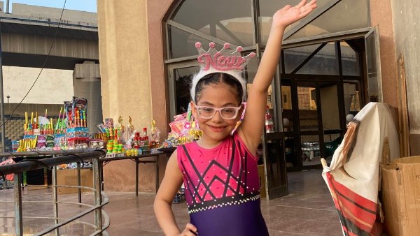 نور عبدالرحمن سعد تحصد فضية الجمباز الفني للجمهورية