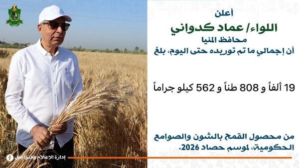 محافظ المنيا اللواء عماد الكدواني