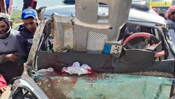 صورة الحادث في ابوالمطامير 