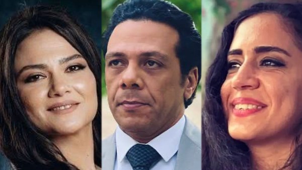 الفنانة "فرح يوسف و الفنان حمزة العيلي و المخرجة والكاتبة "سارة رزيق" 