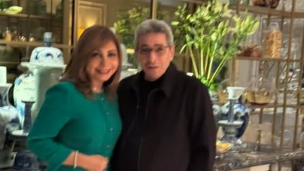  الإعلامية الكبيرة لميس الحديدي بالإعلامي المتميز محمود سعد