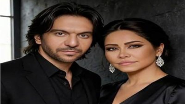  النجمة شيرين عبدالوهاب والنجم بهاء سلطان