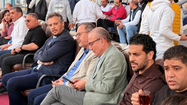  وزير الشباب والرياضة التركي وسفير دولة تركيا والمهندس ممدوح عيد من مباراة بيراميدز وإنبي