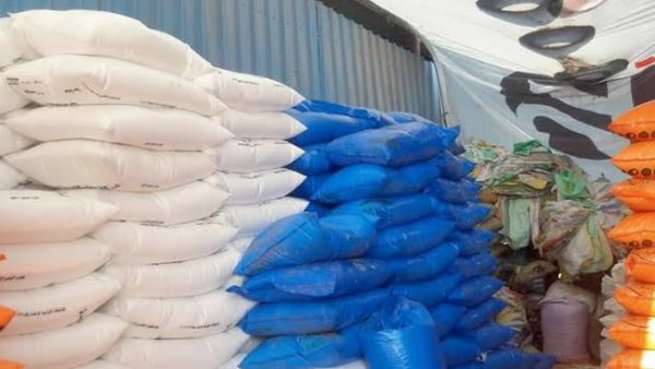 ضبط 6 أطنان أسمدة مدعمة مهربة في النوبارية