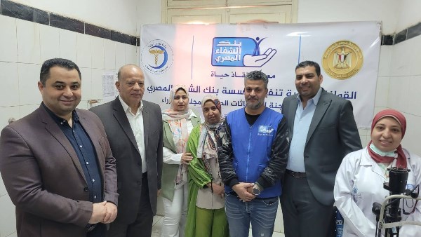 قافلة طبية شاملة من بنك الشفاء المصري 
