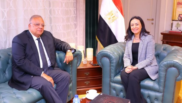 وزيرة التضامن الاجتماعي تلتقي رئيس المجلس القومي لحقوق الإنسان