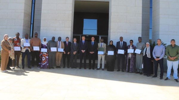 جانب من  ختام البرنامج التدريبي لـ 11 مبعوثًا أفريقيًا