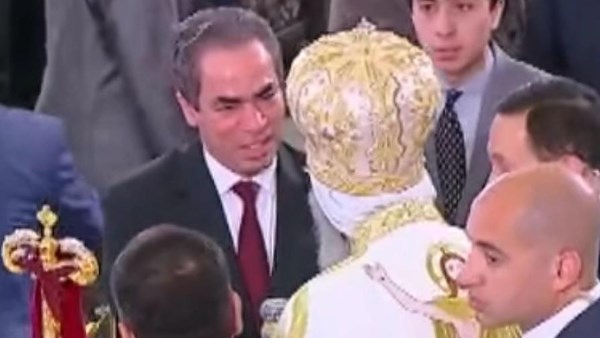 أحمد المسلماني في قداس عيد القيامة