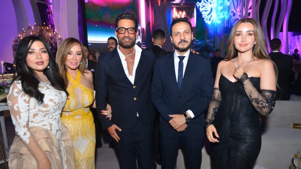 جوم الفن والإعلام والسياسة في حفل زفاف ابنة محمد السعدي 