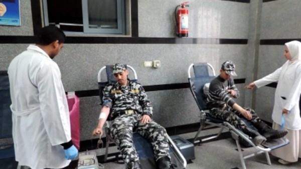 أمن البحيرة ينظم حملة للتبرع بالدم 