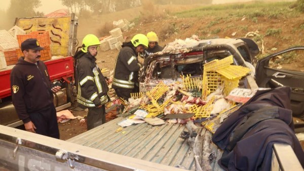 النيابة العامة تبدأ التحقيق في حادث تصادم أسفر عن وفاة 8 أشخاص وإصابة 4 آخرين