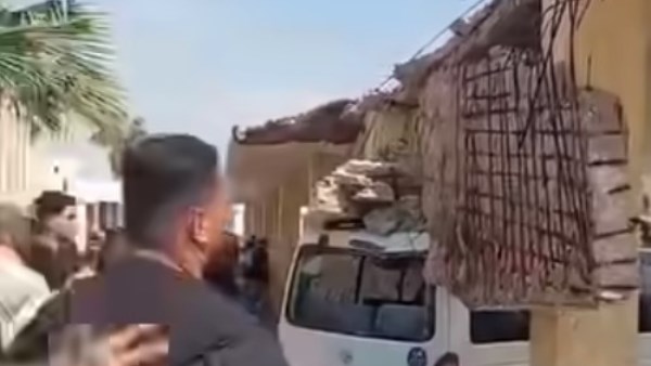 انهيار جزء من سقف مجمع مواقف السادات في المنوفية دون إصابات 