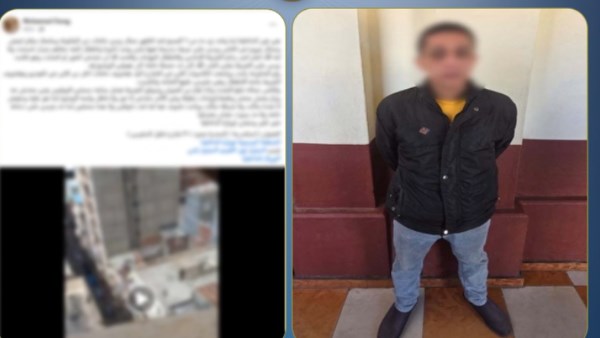 تحقيقات الشرطة في الإسكندرية بعد إلقاء متعلقات من شرفة منزل على السيارات 