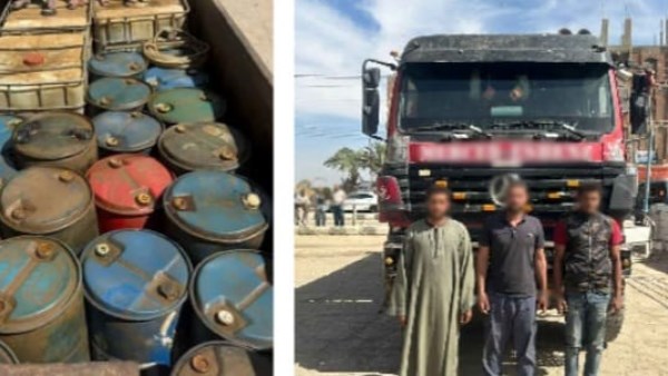 ضبط 7 أطنان "سولار" قبل بيعها فى السوق السوداء بقنا 