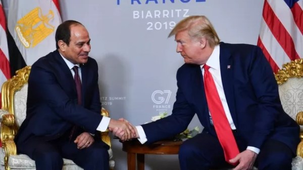 الرئيس السيسي يدين حادث إطلاق النار قرب عشاء مراسلي البيت الأبيض ويطمئن على صحة ترامب 