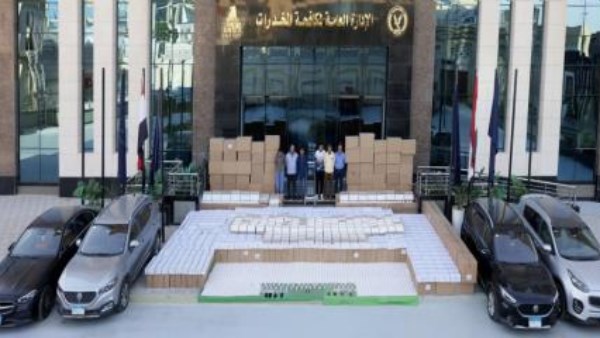 ضبط تشكيل عصابي دولي بحوزته 10 ملايين قرص مخدر بقيمة 158 مليون جنيه بالقاهرة والجيزة