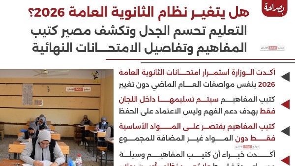 امتحانات الثانوية العامة 2026