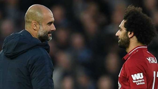 جوارديولا ومحمد صلاح 